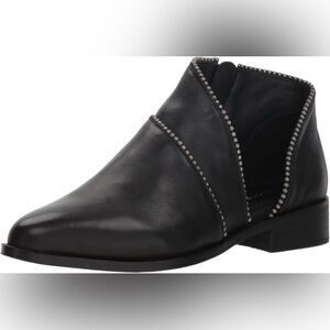 Lucky Brand Womens Prucella Ankle Boot Sz 9 Black Leather